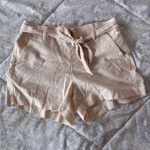 JCrew Linen Women's Tan Shorts 8
